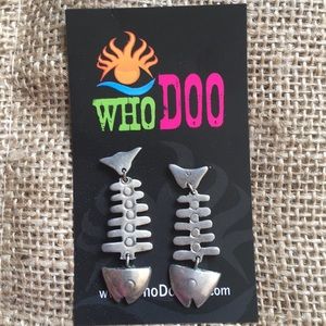 Handmade silver fish- small